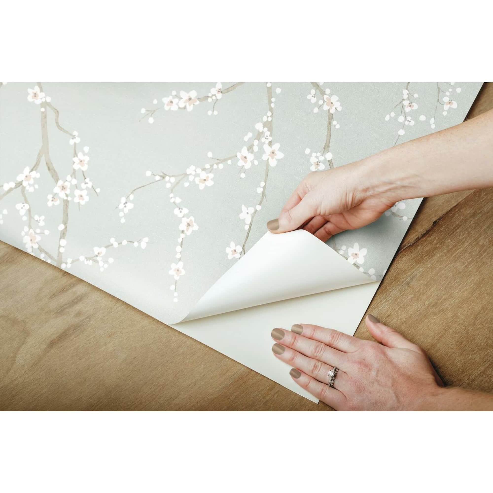 RoomMates Cherry Blossom Peel & Stick Wallpaper